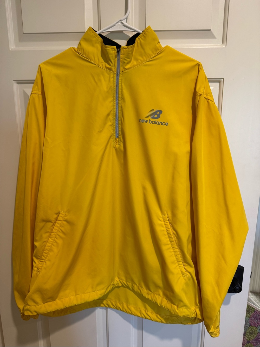 New Balance Bright Yellow Half-Zip Pullover